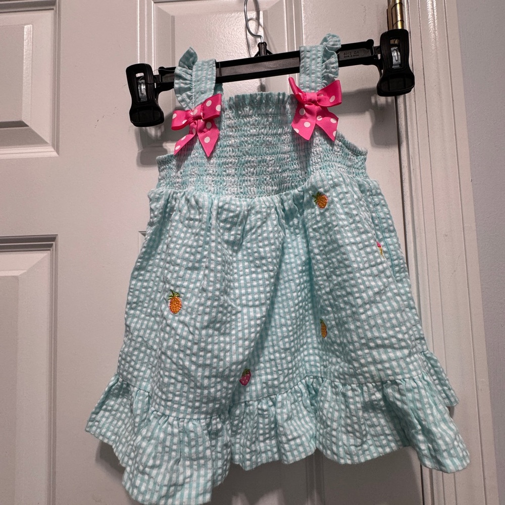 Rare editions size 12 months smocked dress